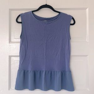 LOFT sleeveless tee. Small petite